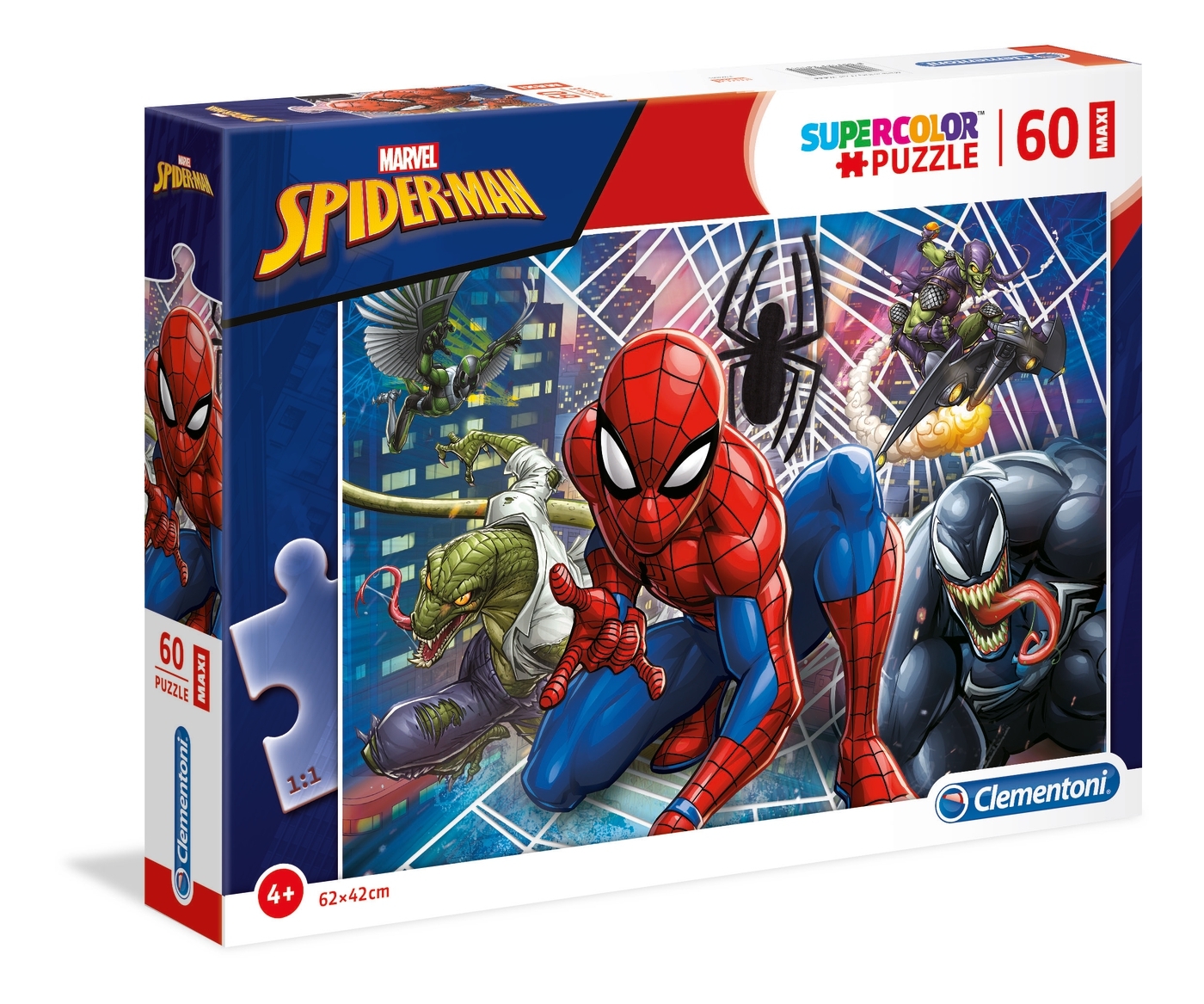 Puzzle Maxi SuperColor 60: Spider-Man (26444)