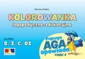 Kolorowanka Papuga Aga opowiada cz.2 - S, Z,C, DZ - Marzena Piętka