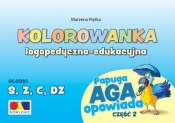 Kolorowanka Papuga Aga opowiada cz.2 - S, Z,C, DZ