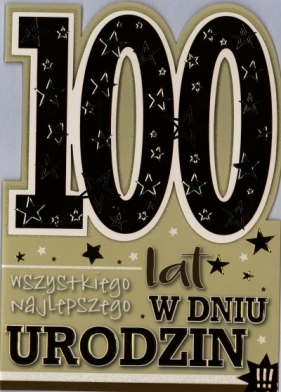 Karnet 100 Urodziny QDK-062 - QDK-062