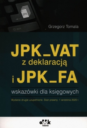 JPK_VAT z deklaracją i JPK_FA - Tomala Grzegorz