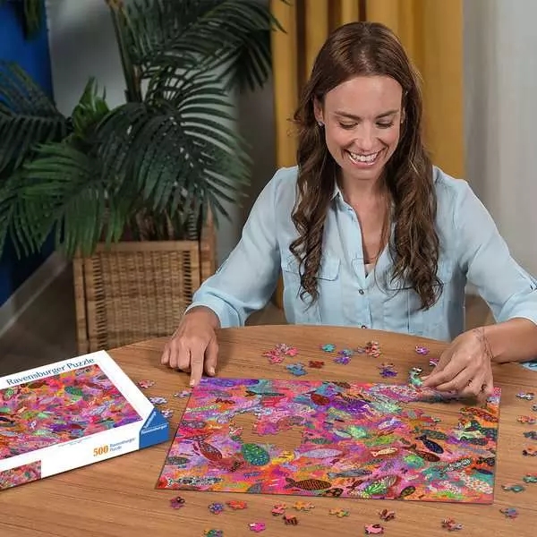 Ravensburger, Puzzle 500: Ryby i fuksja (12001844)