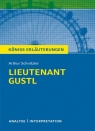 Lieutnenant Gustl. Textanalyse und Interpretation Arthur Schnitzler