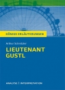 Lieutnenant Gustl. Textanalyse und Interpretation