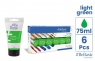 Farba akrylowa - jasny zielony 75ml (6szt)