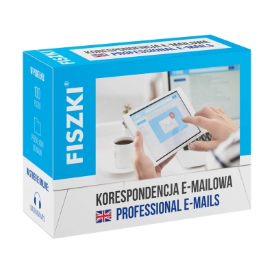 Angielski. Fiszki. Korespondencja e-mailowa. Poziom A2/B2