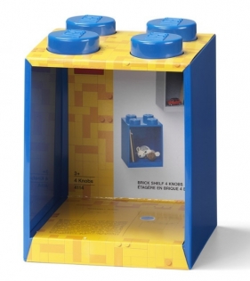 LEGO, Półka BRICK 4 - Niebieska (41141731)