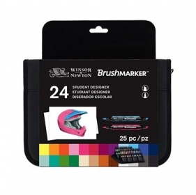 Zestaw pisaków Brushmarker Winsor & Newton - Student Designer, 24 kolory (17561330C)