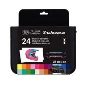 Zestaw pisaków Brushmarker Winsor & Newton - Student Designer, 24 kolory (17561330C)
