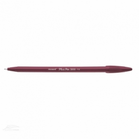 Cienkopis Plus Pen 3000 ciemny czerwony (12szt)