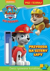 Psi Patrol Wipe & clean Cyfry Przygoda na cztery łapy - Opracowanie zbiorowe