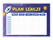 Plan lekcji A4 kosmiczny 10szt