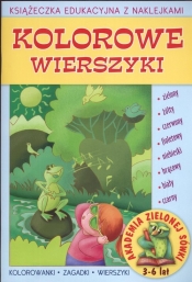 Kolorowe wierszyki Akademia zielonej sówki 3 - 6 lat