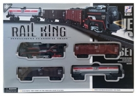 Kolejka Rail King z światłem