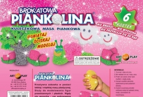 Piankolina 6 kolorów Brokatowa