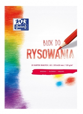 Blok rysunkowy Oxford: A3, 20k - biały (400093197)