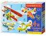 Puzzle konturowe 4w1 Funny-Planes (04447)