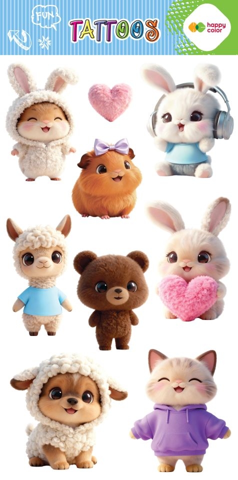 <img src='https://webimage.pl/pics/447/9/dHA-4261-1020-KP11.jpg' style='height:440px' /> Tatuaże zmywalne - Sweet Kawaii