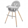 Krzesełko do karmienia Freja wooden dark grey