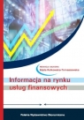 Informacja na rynku usług finansowych