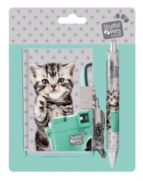 Zestaw pamiętnik na kłódkę z długopisem Studio Pets Kot (PER-3643)