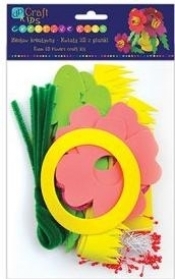 Zestaw kreatywny Kwiaty 3D z pianki - KSPI-327