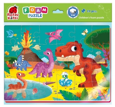 Piankowe puzzle 24: Dinozaury (RK6020-08)