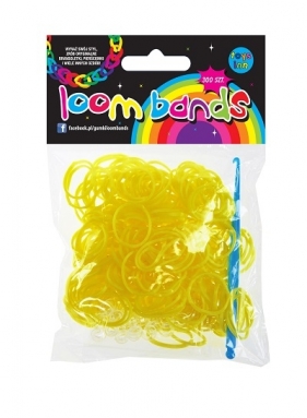 GUMKI LOOM BANDS 300 SZT ŻÓŁTE