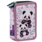 Piórnik z wyposażeniem dwukomorowy - Panda 11