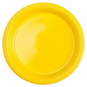 Talerz 17,5cm żółty