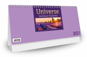 Kalendarz 2021 Biurkowy Universe - fioletowy CRUX - Praca zbiorowa