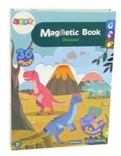 Książka magnetyczna Dinozaury 36el