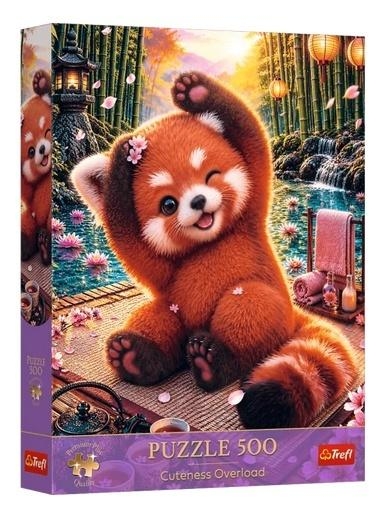 <img src='https://webimage.pl/pics/449/6/d5900511376449.jpg' style='height:440px' /> Puzzle 500 Czarująca czerwona panda TREFL