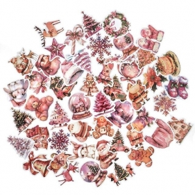 Naklejki winylowe Boże Narodzenie 4-6cm 50szt