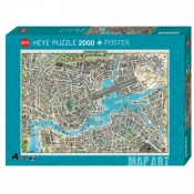 Puzzle 2000 elementów Miasto Pop (29844)