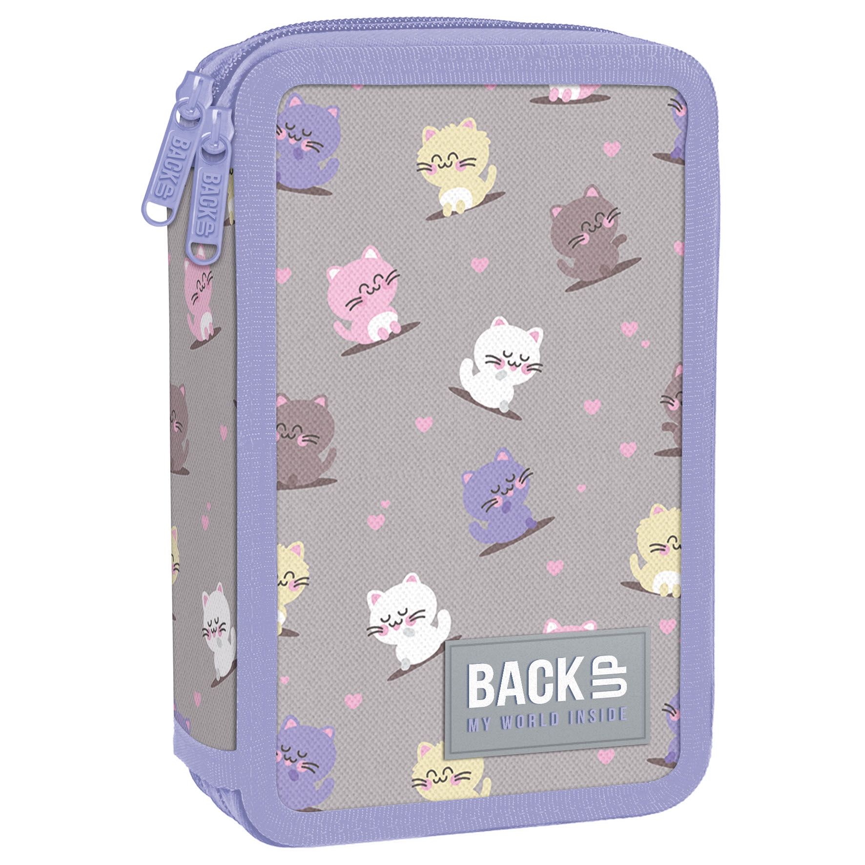 Piórnik BackUp 8 DW02 - Kotki Kawaii
