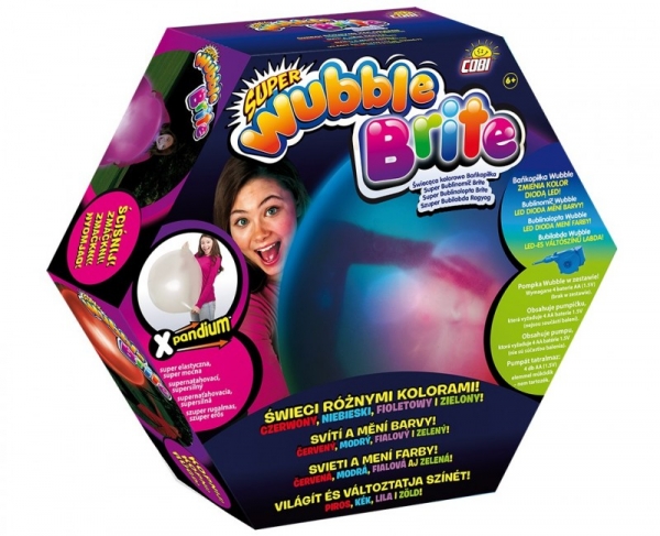 WUBBLE Świecąca Kolorowa z pompką (NSI-81045)