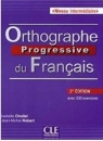 Orthographe progressive du francais 2ed... + CD Isabelle Chollet, Jean-Michel Robert