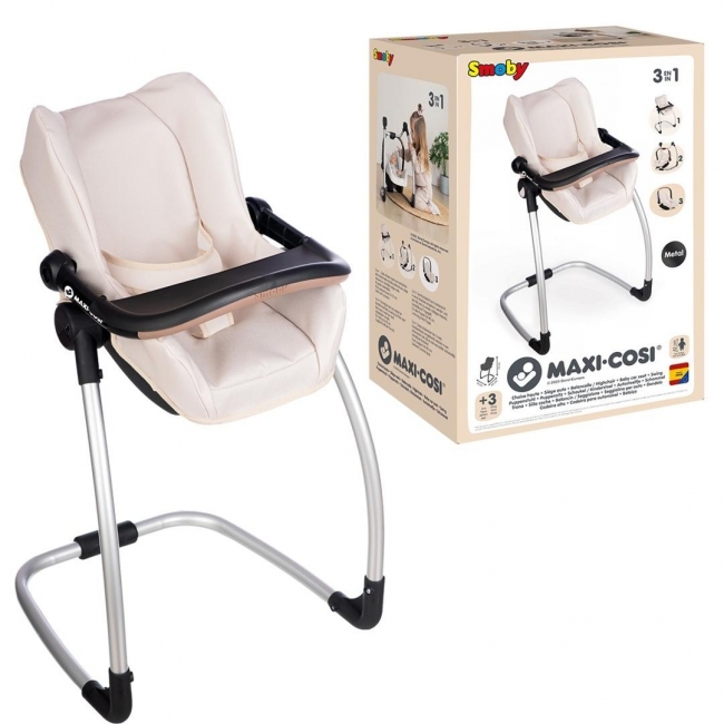 <img src='https://webimage.pl/pics/450/2/d3032162402450.jpg' style='height:440px' /> Smoby MC&Q Krzesełko 3 w 1 beżowe
