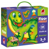 Puzzle podłogowe - Dinozaury, 31 el.