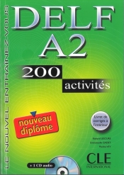 DELF A2 200 activites Nouveau diplome Ćwiczenia z płytą CD