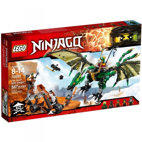 Ninjago Zielony smok NRG (70593)
