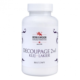 Klej Decoupage 2w1 z lakierem matowym, 200ml