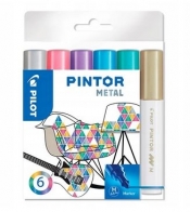 Markery Pintor M metal mix 6 sztuk