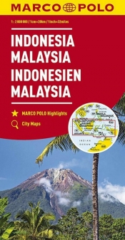 Malezja Indonezja mapa