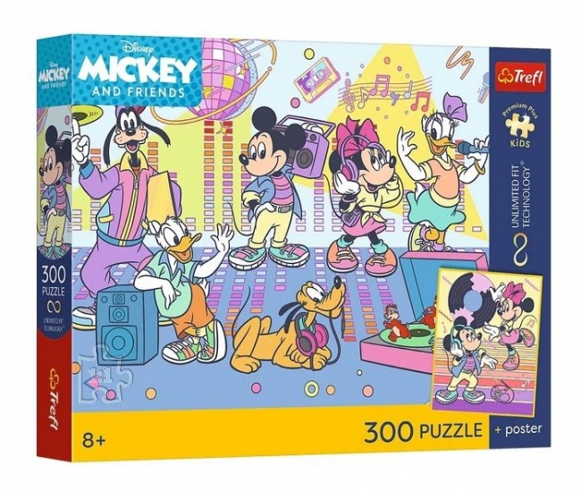 <img src='https://webimage.pl/pics/451/0/d5900511230451.jpg' style='height:440px' /> Puzzle 300 Disney Ekscytująca przygoda + plakat