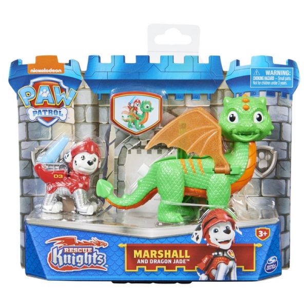 Figurki Psi Patrol Odważni Rycerze Marshall + Smok (6063149/20135268)