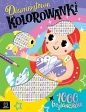 Brylantowe kolorowanki z syrenką. 1000 brylancików