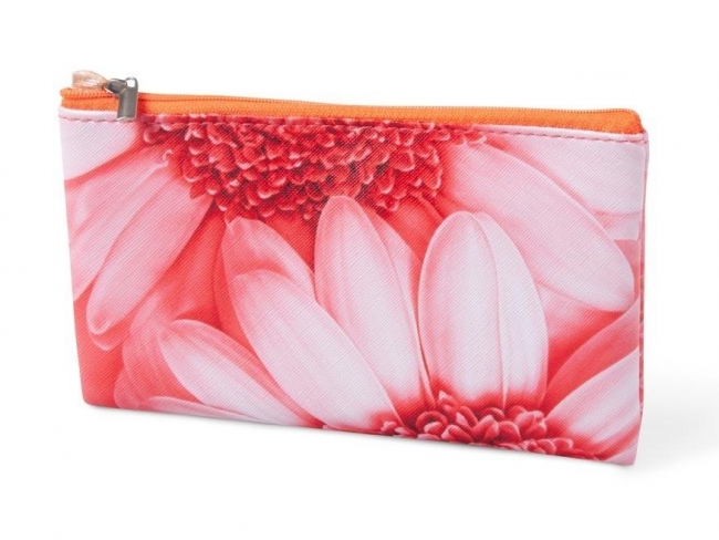 <img src='https://webimage.pl/pics/451/1/d8595724411451.jpg' style='height:440px' /> Piórnik saszetka print Kwiaty 21x8cm
