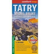 Tatry Wysokie i Bielskie, 1:30 000 - mapa turystyczna